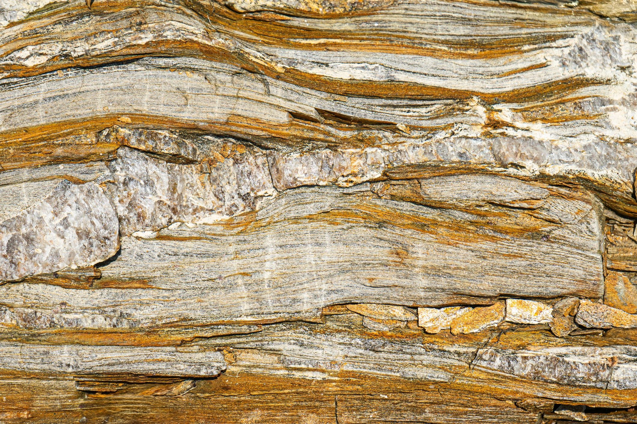 Mineral macro texture in gold and taupe tones