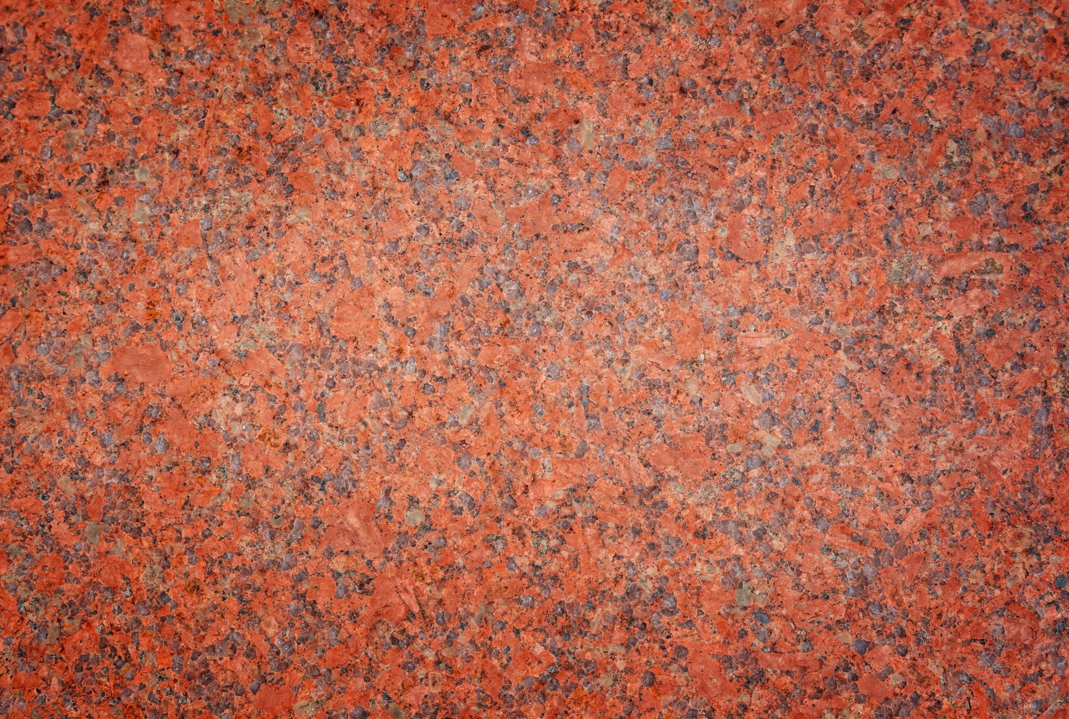 Granite texture showing interlocking mineral grains
