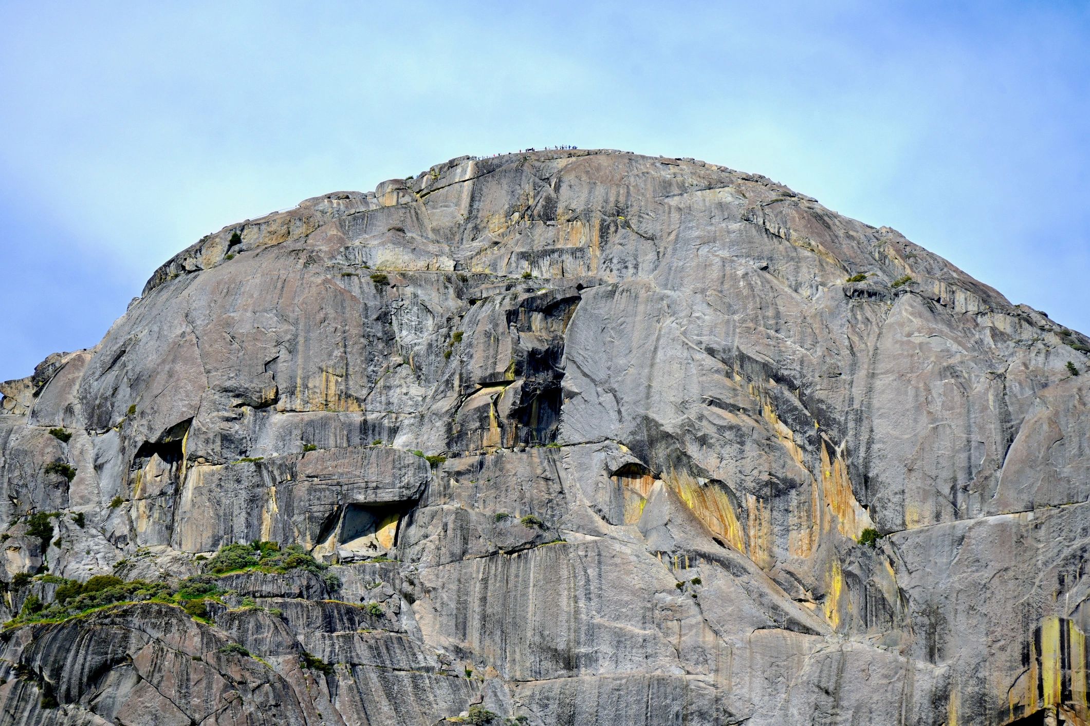 Granite dome landscape in Sequoia National Park, California